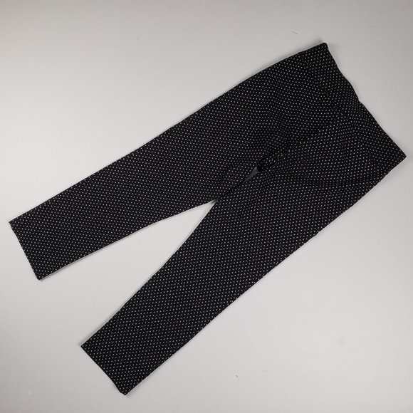 Lisette Black Polka Dot Skinny Pants Size 8 - Picture 5 of 7